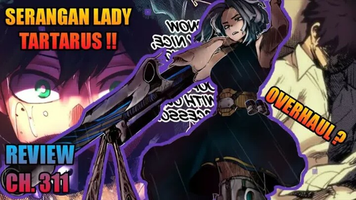 Deku ditemui lady tartarus & nyawa all might terancam  -  boku no hero academia chapter 311