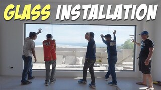 MAJOR MILESTONE Solar ELECTRICITY ON & GLASS WORK - Building Home in the Philippines