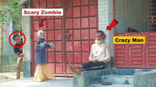 ซอมบี้ที่น่ากลัวเล่นตลกกับปฏิกิริยาสาธารณะ! Part-2 พยายามอย่าหัวเราะ!