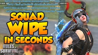 Wiping Squads In Seconds! Insane Chicken Dinner Gameplay