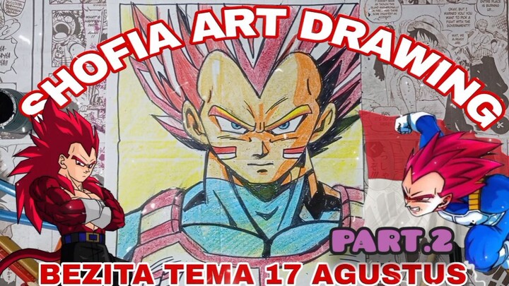drawing Bezita tema 17 Agustus