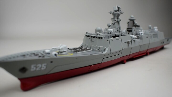 Not participating in the fusion? Sure enough! Yiwan Tiankai Super Alloy Ship God 054A Frigate Houyi