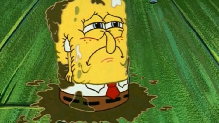 Spongebob phủ đầy rác