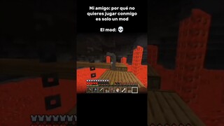 Este Mod de Minecraft da muchísimo miedo ☠️ Quieren nombre del mod?