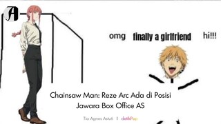 (Berita Anime) Chainsaw Man: Reze Arc Ada di Posisi Jawara Box Office AS.