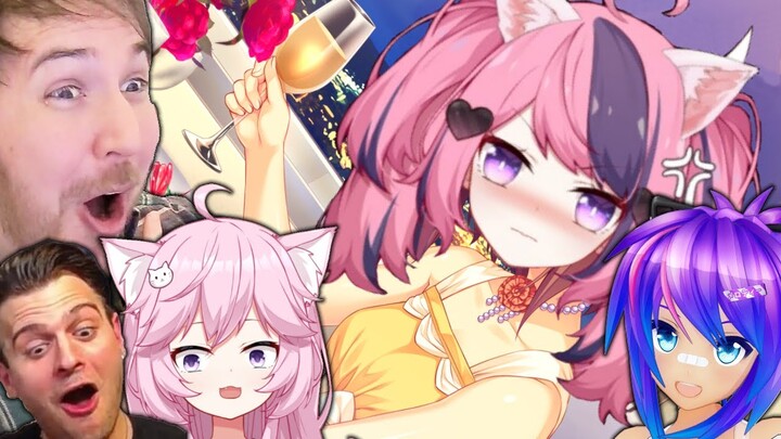 EVERYONE ROMANCING IRONMOUSE - Nekopara Highlights ft Nyanners, Ironmouse, Nagzz & Melody