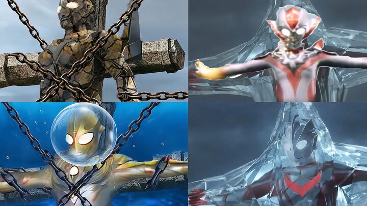 Ultraman was nailed to the cross by monsters to protect human beings. Will you help them cheer up?