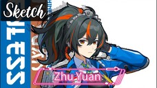 Draw Zhu Yuan From Zenless Zone Zero (Unfinished)