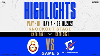 Highlights GS vs BYG [Ngày 4][Vòng Khởi Động - KnockOut][CKTG 2021][08.10.2021] [GAME 5]
