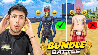 Bundle Battle In Factory Roof🤣😍Best Bundle Wins - Free Fire India