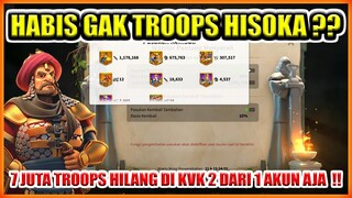 HAMPIR 7 JUTA T5 PASUKAN HILANG DI KVK 2 !! ITU BARU 1 DARI 3 AKUN HISOKA 3003 !!