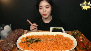 Sườn chả băm viên bò, mì trộn cay phần 1 #anngonmoingay