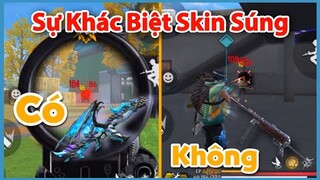 (Free Fire) Sự Khác Biệt Khi Có Và Không Có Skin Súng Có Nhiều Hay Không | Huy Gaming