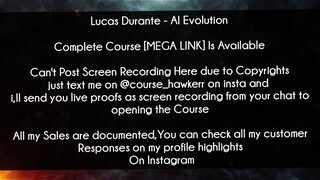 Lucas Durante Course AI Evolution Download