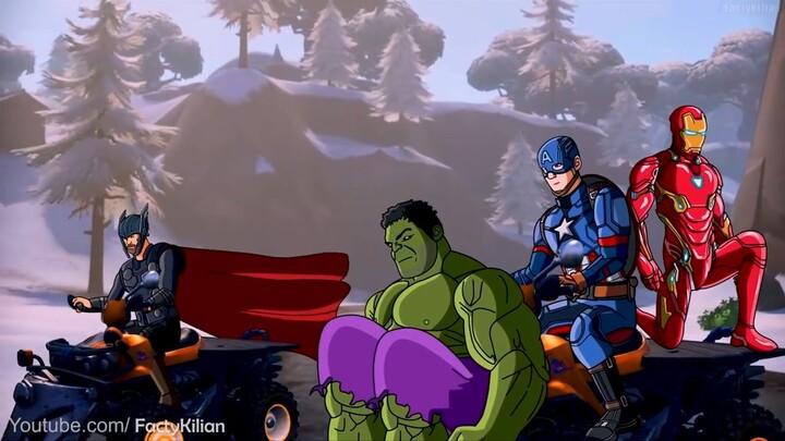 AVENGERS EN FORTNITE (CAPITÁN AMÉRICA, IRONMAN, THOR Y HULK)👊💣PARODIA ANIMADA | FactyKilian
