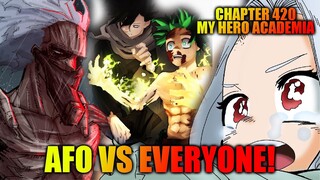 Review Chapter 420 My Hero Academia - Tangan Deku Pulih Berkat Tanduk Eri-Chan - AFO Vs Everyone!