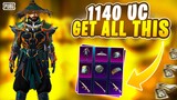 PUBG LUCKY CRATE 15 UC SPIN ONLY | GET ALL PERMANENT ITEMS IN 1140 UC | PUBG MOBILE