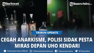 Polisi Satroni Kelompok Pemuda Pesta Miras Depan Kampus UHO Kendari, Hanya Temukan Botol di Lokasi