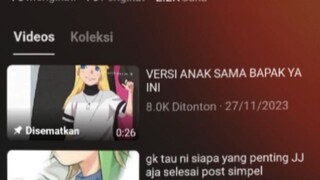 akun yang saya punya