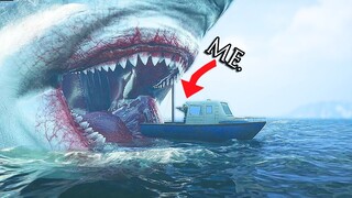MEGALADON Vs ROBO REX...This Is Still A Dino Horror Game I Think