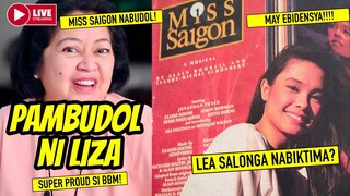 PROUD SI BBM! PAMBUBUDOL NI LIZA ARANETA-MARCOS SA MISS SAIGON SA NEW YORK! MAY EBIDENSYA!