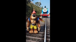 Banjo Kazooie stops Thomas The Train Engine ?? #shorts