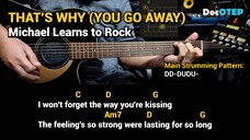 That's Why (You Go Away) - Michael Learns to Rock (Easy Guitar Chords Tutorial with Lyrics)