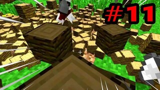 วิธีถางป่าที่เร็วที่สุด ในมายคราฟ! - Minecraft เอาชีวิตรอดกับเพื่อน #11