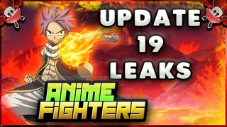 NEW UPDATE 19 LEAKS ARE HERE! TRADING MAY NEVER COME? Anime Fighters Simulator (Codes) Roblox