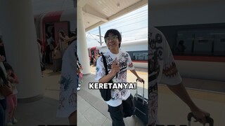 Pertama Kali Turah Naik Kereta Whoosh