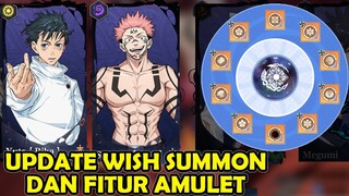 UPDATE !!! FITUR BARU AMULET Dan Gacha SUKUNA Wish Summon - Jujutsu Kaisen Sorcerer