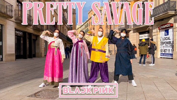 [KPOP IN PUBLIC HANBOK CHALLENGE]|BLACKPINK(블랙 핑크)-PRETTY SAVAGE Dance Cover by MISANG(One Shot ver)