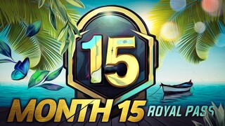 MONTH 15 Royal PASS | 1 TO 50 RP REWARDS | M15 ROYAL PASS PUBG MOBILE | M15 ROYAL PASS & 2.2 UPDATE