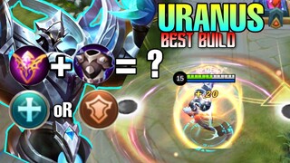 URANUS BEST BUILD EVER | URANUS BEST SPELL | URANUS BEST EMBLEM | MOBILE LEGENDS BANG BANG