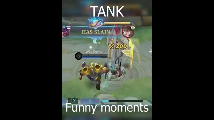 Tank franco best troll #funnymoments #mobilelegends