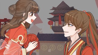 【恋与制作人白起七夕手书】《胭脂妆》“绣球拿到了，该跟我走了”