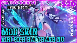 Hướng Dẫn Mod Skin Airi Bích Hải Thánh Nữ Mùa 20 | Mod Skin Airi Sea Saint Season 20 Aov
