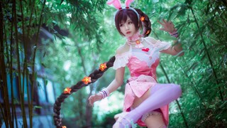 [Xi Rabbit] Douluo Dalu Xiaowu cos~ Saya Xiao Wu, penari menari, soul beast adalah kelinci tulang lu