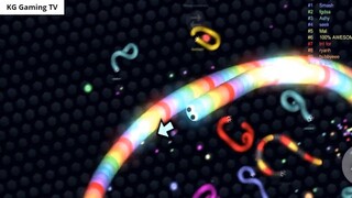 Slither.io A.I. 100,000+ Score Epic Slitherio Gameplay #71 4