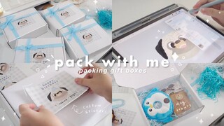 pack with me 🐶 pug birthday gift boxes (malaysia)