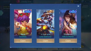 NEW EVENT FREE SKIN + THUNDER FIST CHOU GIVEAWAY! MOBILE LEGENDS