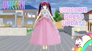 UNICORN DRESS UPDATE | Sakura School Simulator | Gweyc Gaming