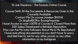 Dr. Joe Dispenza – The Formula Online Course Course Download