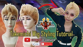 TOKYO REVENGERS COSPLAY | TAKEMICHI WIG STYLING TUTORIAL