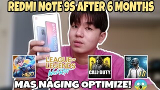 GAME REVIEW ON REDMI NOTE 9S IN ML, WILD RIFT, CODM AND PUBG (AFTER 6 MONTHS) WOW