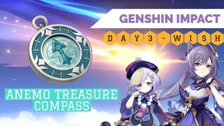 Anemo Treasure Compass - Genshin Wish Chronicle: Day 3 | Genshin Impact