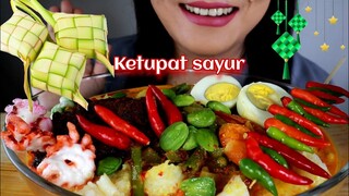 SPECIAL IDUL FITRI | ASMR KETUPAT SAYUR LEBARAN | ASMR MUKBANG INDONESIA