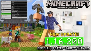RILIS! Mcpe 1.16.200 Official! | XBOX LIVE - Sound SLIDERS! & Java Parity!