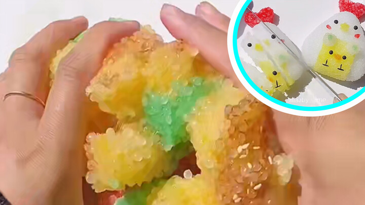 A five-minute mashup of crushing grain-shape slime