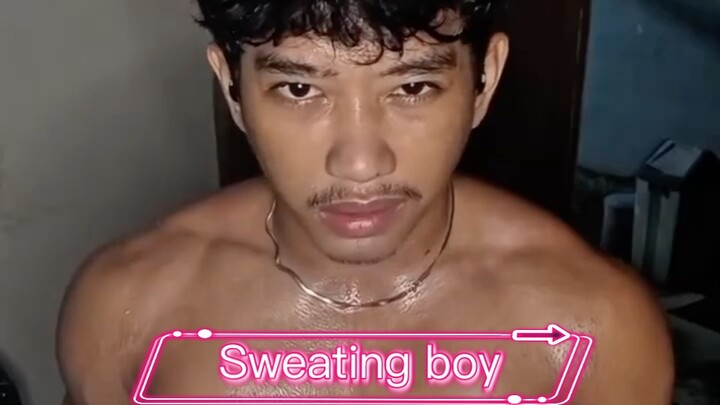 Sweating after workout